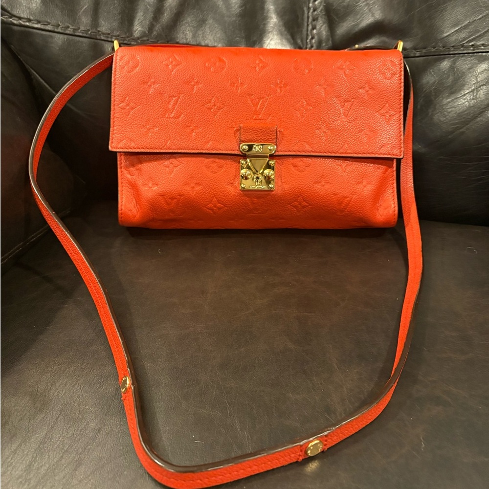 Louis Vuitton Fascinante blood orange Empreinte  Crossbody Bag